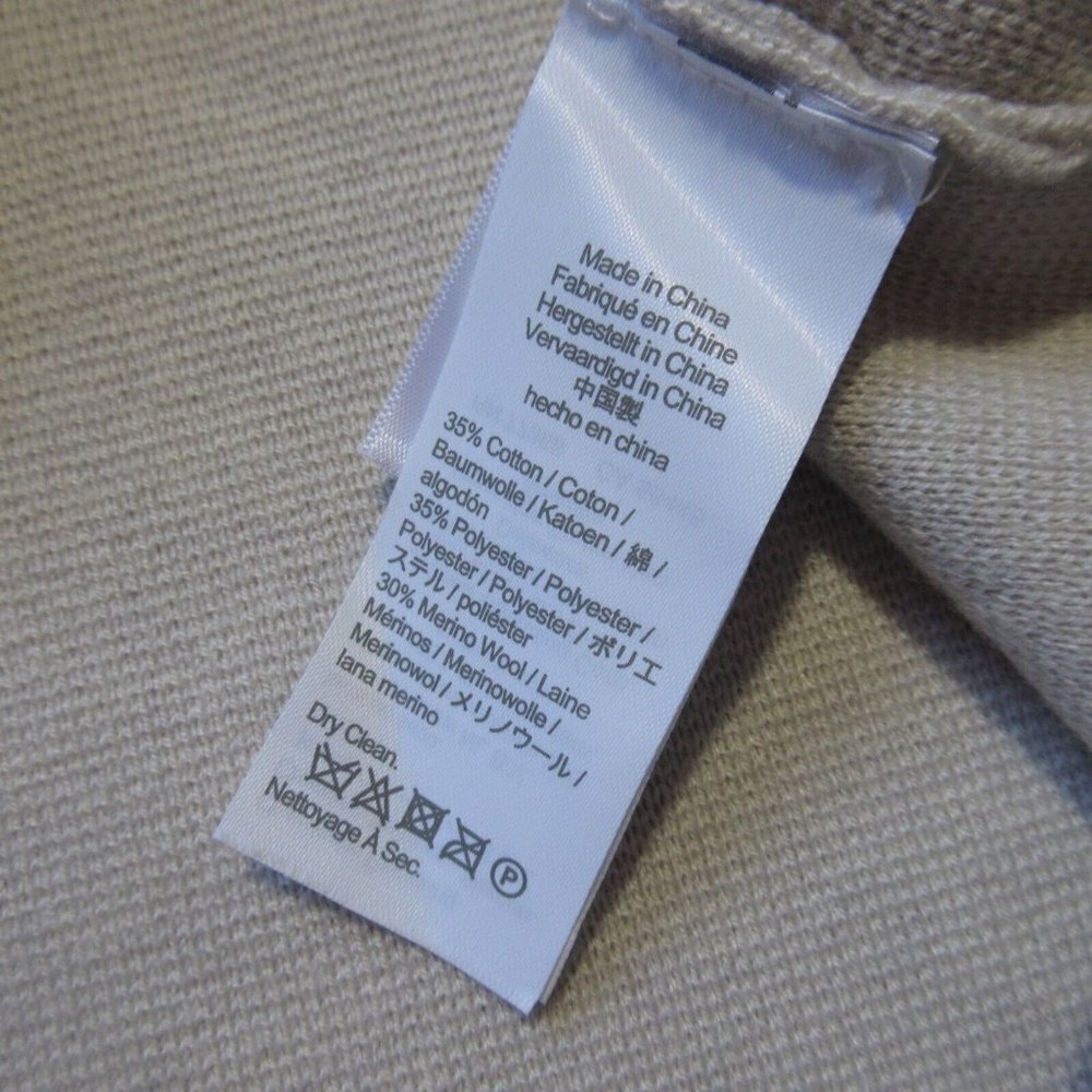 NWT J.Crew Collared Sweater-Jacket in Heather Dove Gray Oversized Cardigan M - Picture 6 of 7
